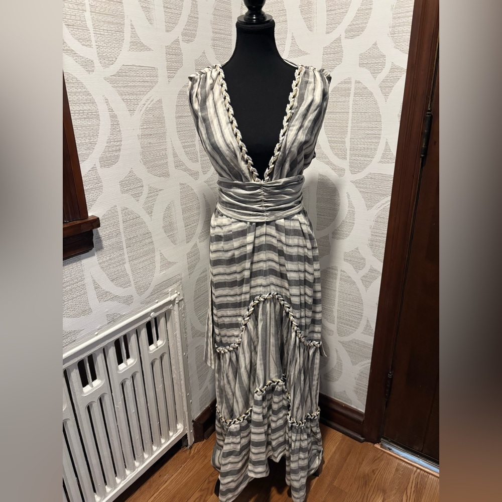 MISA Los Angeles cotton tiered dress brand new - Picture 5 of 11
